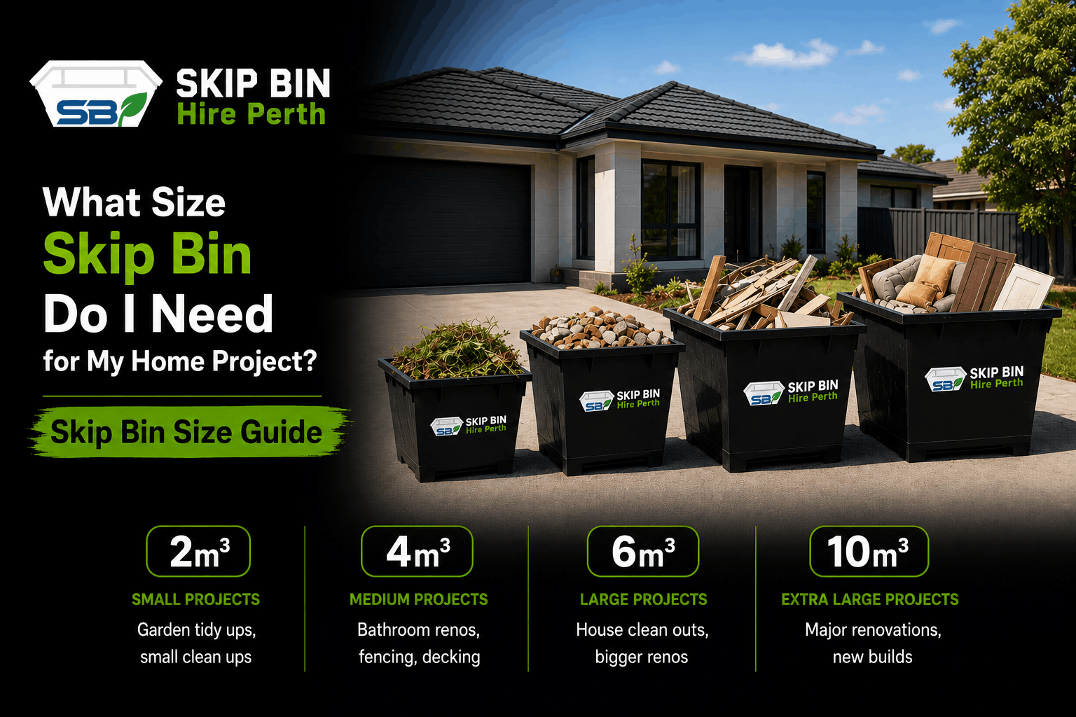 What Size Skip Bin Do I Need for My Home Project? Skip Bin Size Guide